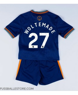 Günstige Newcastle United Nick Woltemade #27 3rd trikot Kinder 2025-26 Kurzarm (+ Kurze Hosen)